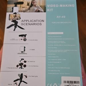 AY-49 Video-Making Kit – Aqua/White